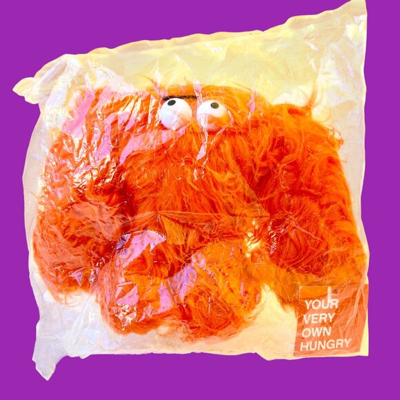 Weight Watchers Hunger Plush Orange Stuffed Hungry Monster Promo Toy 6” Rare New - Picture 2 of 9